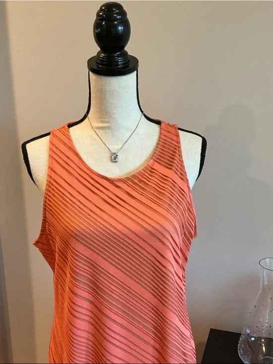 Apt. 9 Orange Striped Maxi Dress - Picture 3 of 5